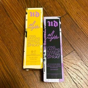 Urban Decay Vitamin C Setting Spray & All Night Long Lasting setting Spray